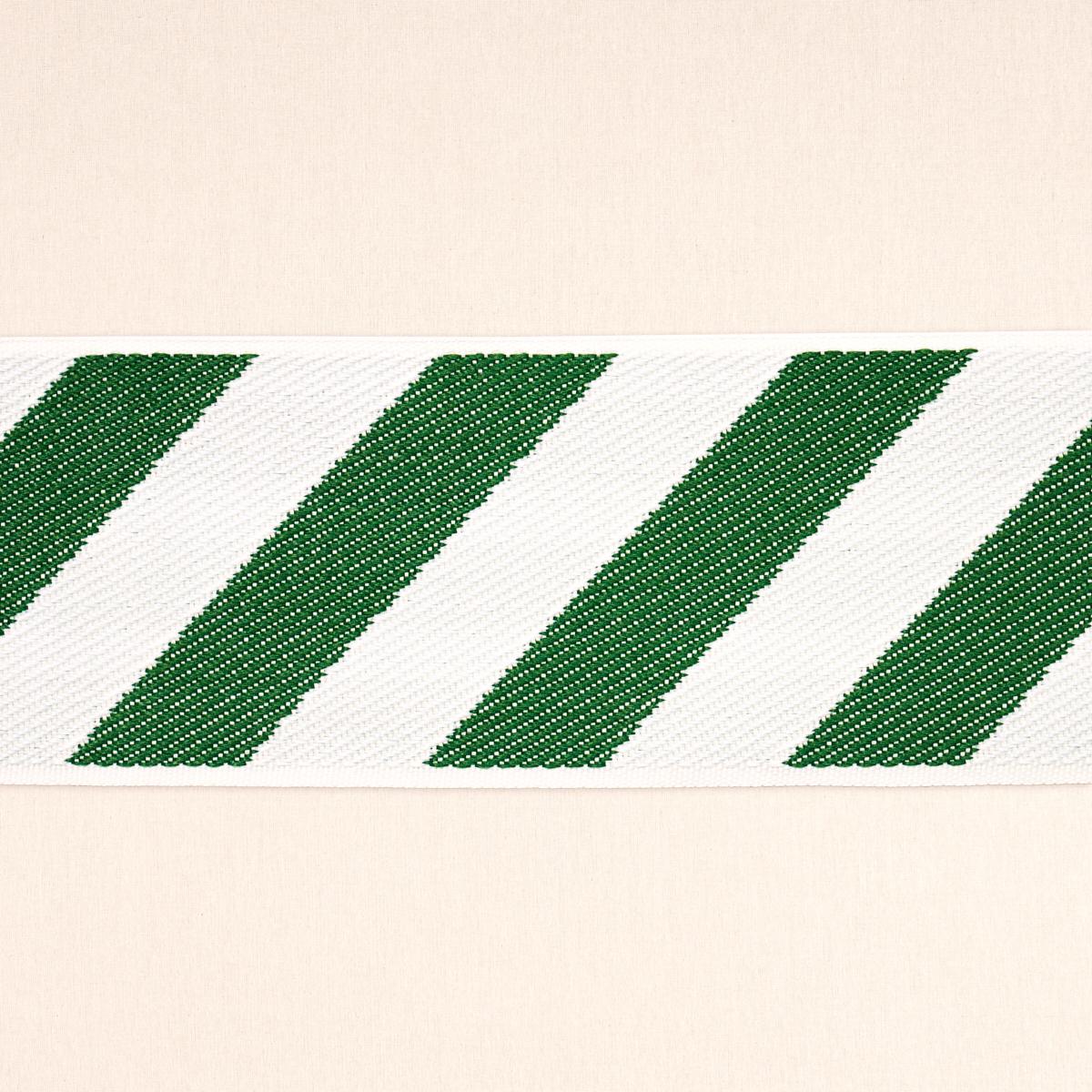 AIRMAIL II INDOOR/OUTDOOR TAPE GREEN AND IVORY