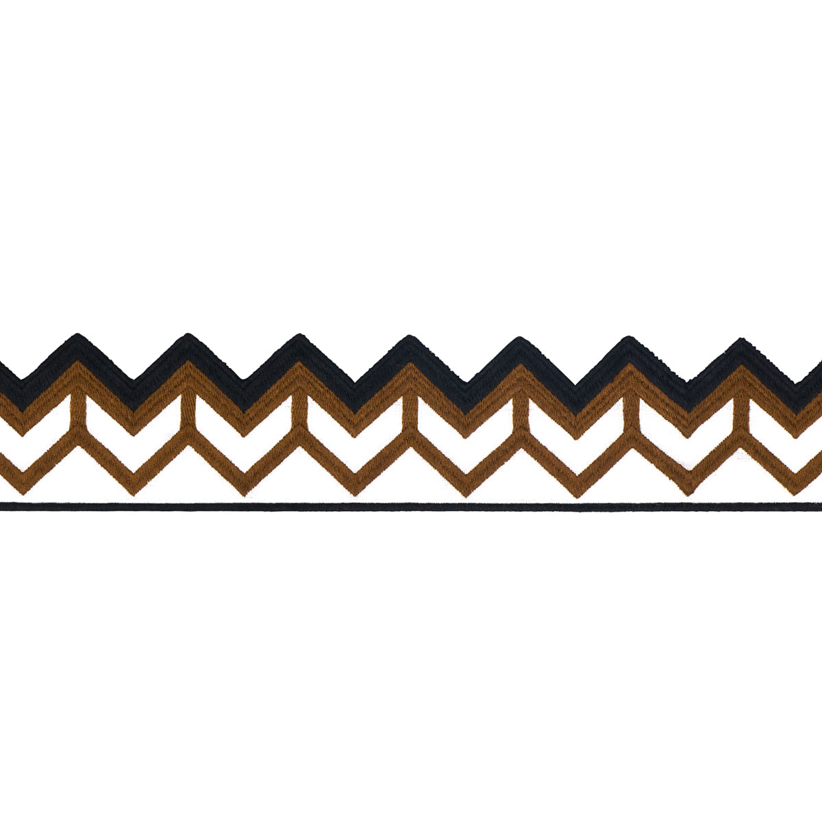 SPARREN EMBROIDERED TAPE BROWN