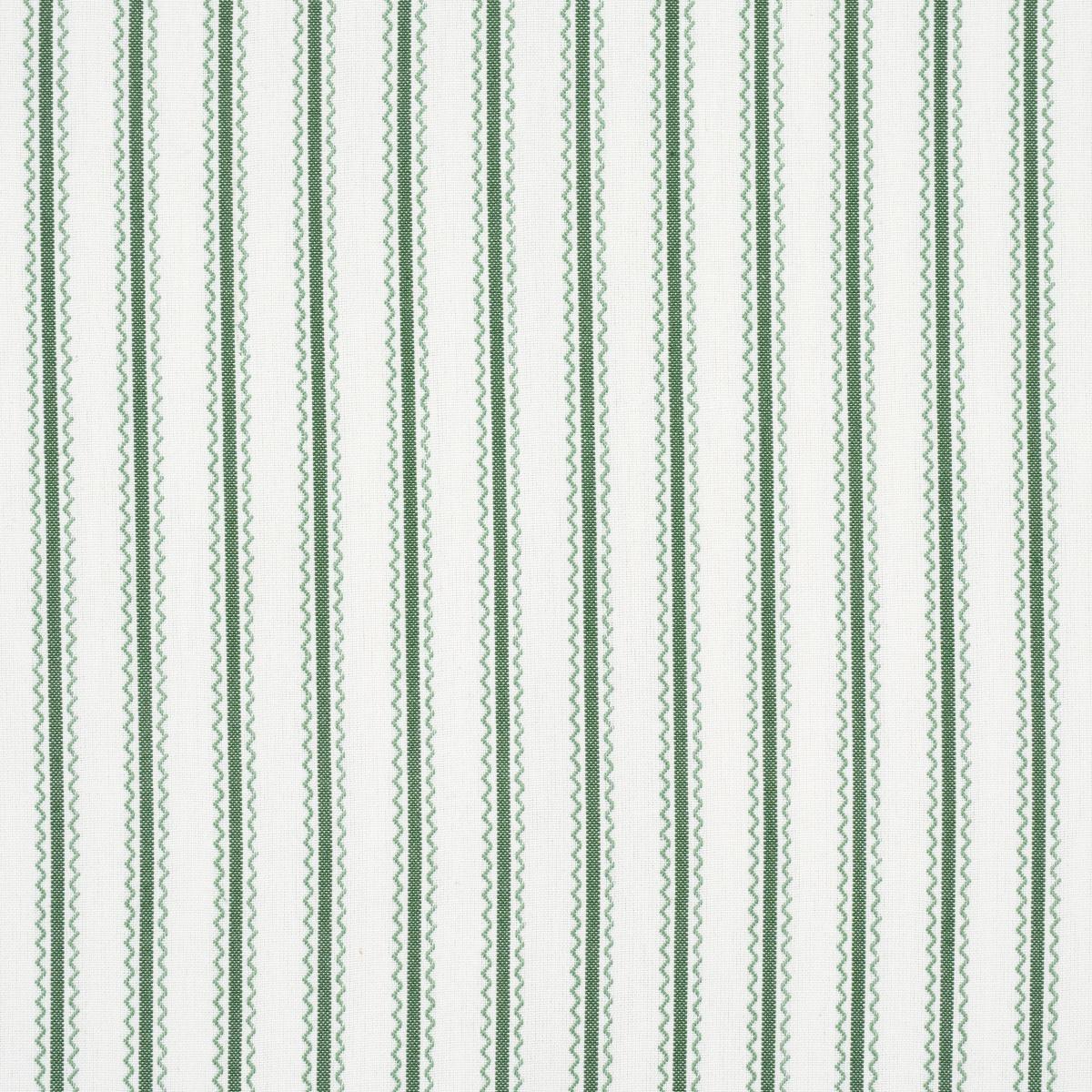 BIRDIE TICKING STRIPE LEAF GREEN