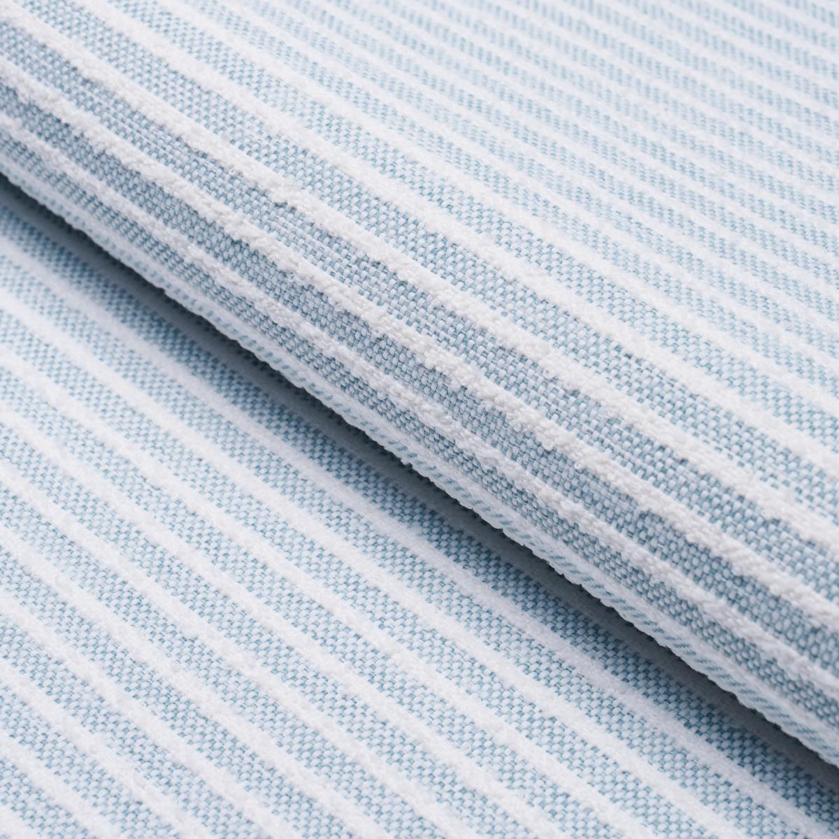 BOUCLÃ‰ STRIPE INDOOR/OUTDOOR CHAMBRAY