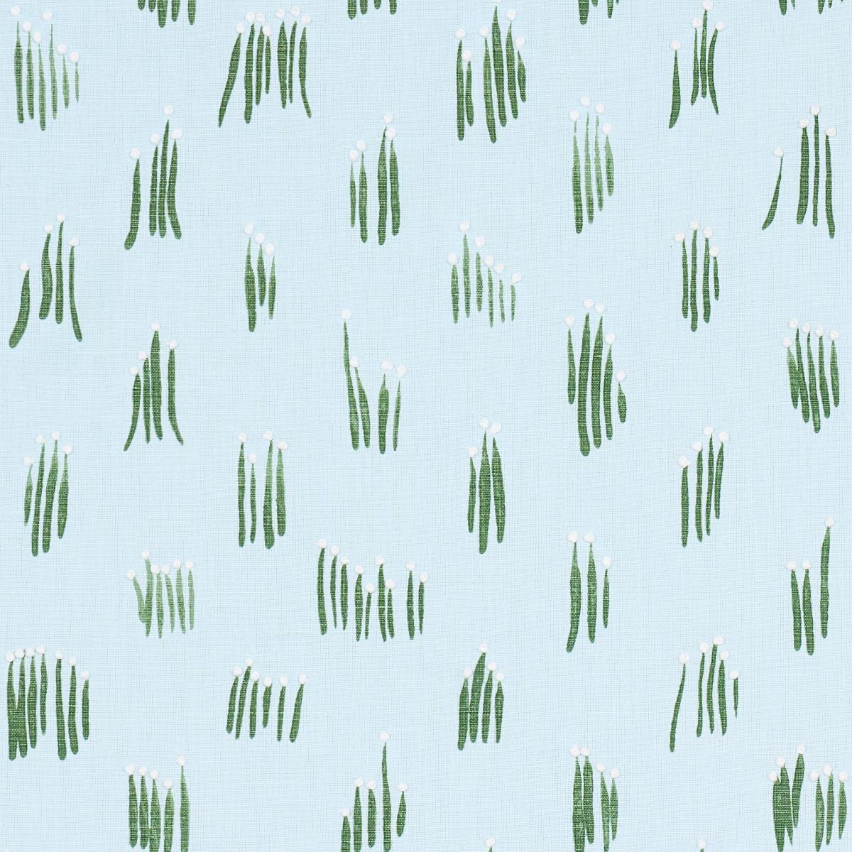 MEADOW BUTTON HAND EMBROIDERY BLUE