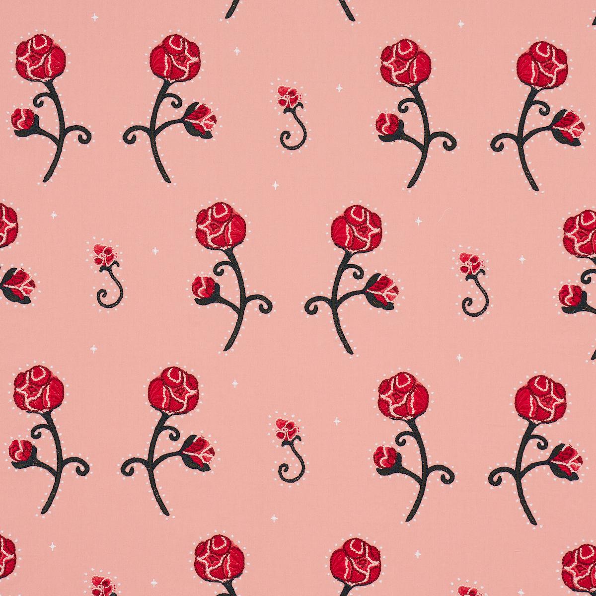 RHINESTONE COWBOY EMBROIDERY PINK