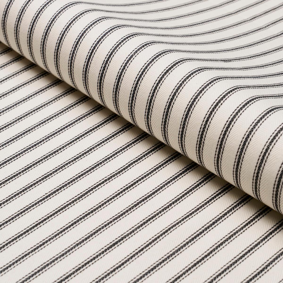 GRIFFIN TICKING STRIPE BLACK & WHITE