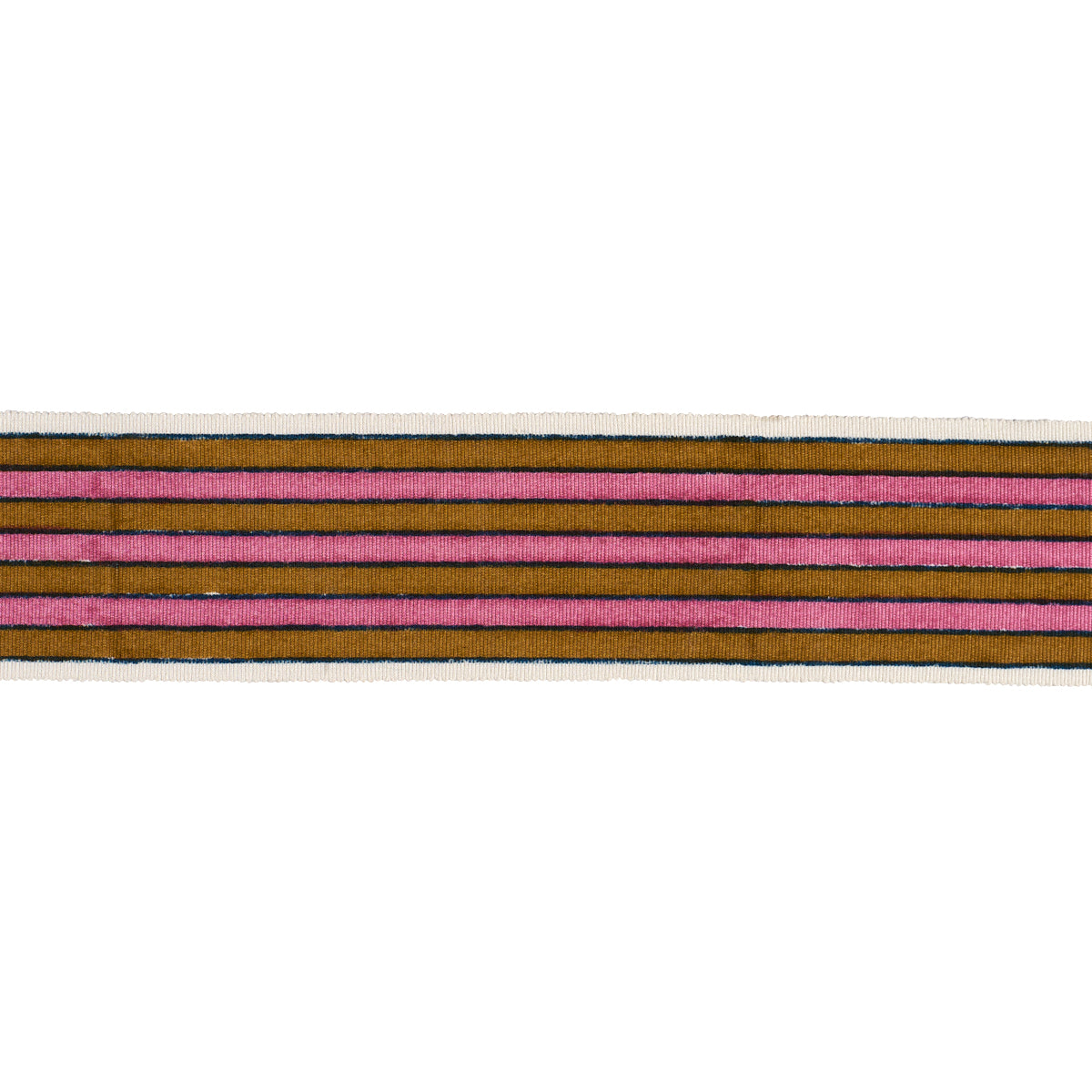 ARYA STRIPE HAND BLOCK TRIM GOLD