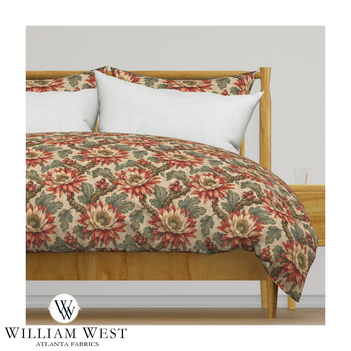 Atlanta Fabrics Arid Splendor Red Fabric | Atlanta Fabrics
