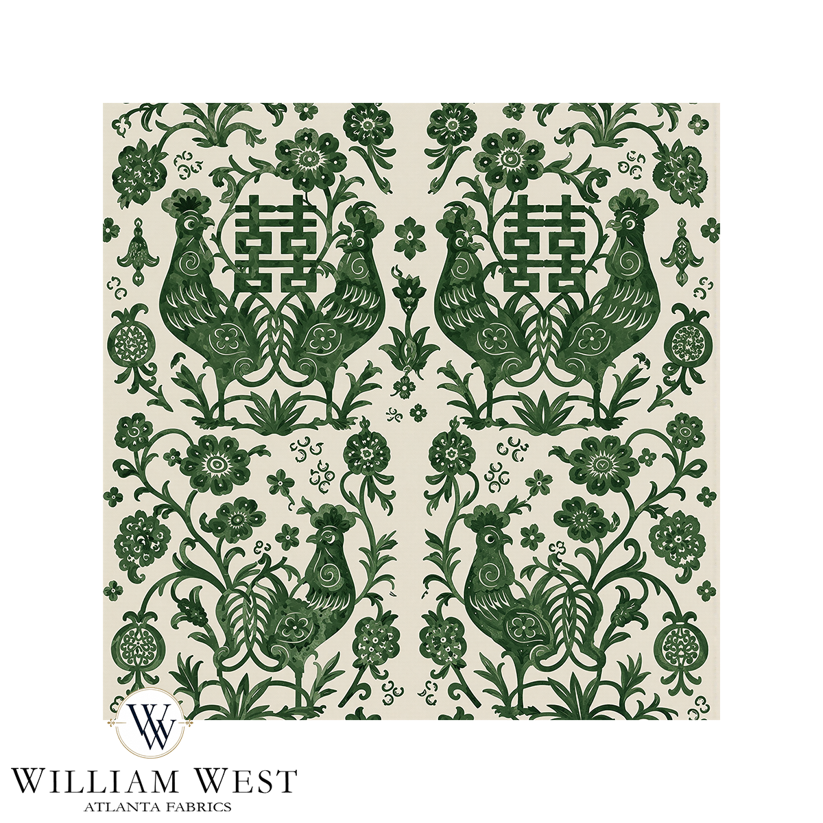 Auspicious Garden Forest Wallpaper