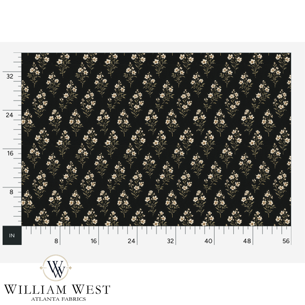 Atlanta Fabrics Browe Court Oynx Fabric | Atlanta Fabrics