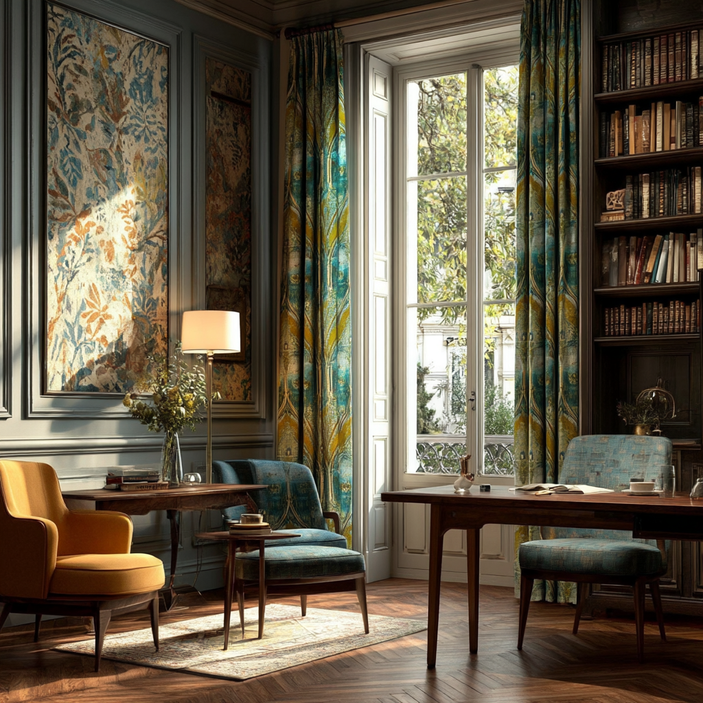 Atlanta Fabrics Byland Turquoise Fabric | Atlanta Fabrics