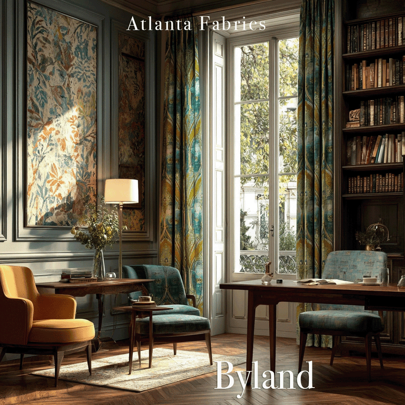 Atlanta Fabrics Byland Lapis Fabric | Atlanta Fabrics