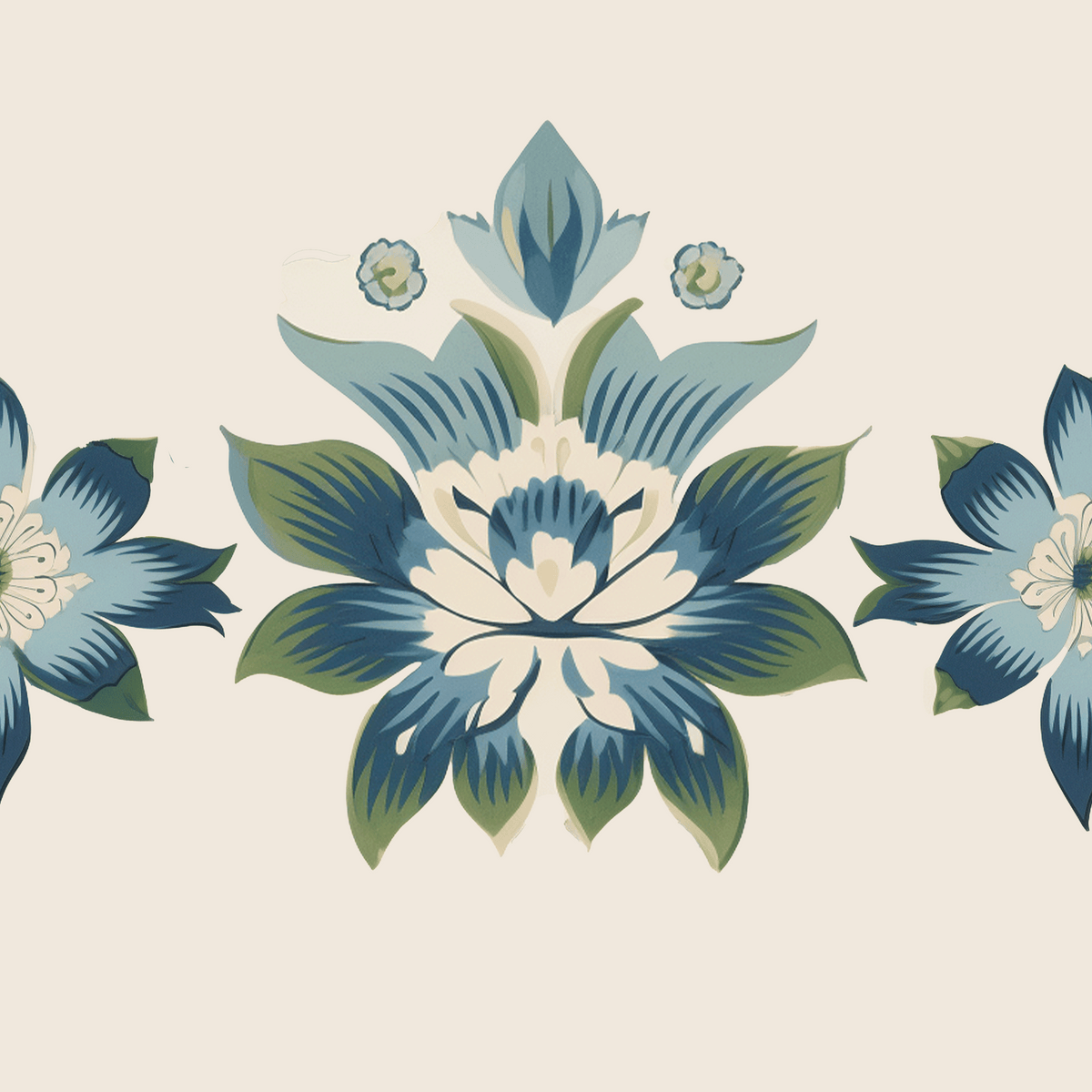 Atlanta Fabrics China Cup Duck Egg Fabric | Atlanta Fabrics