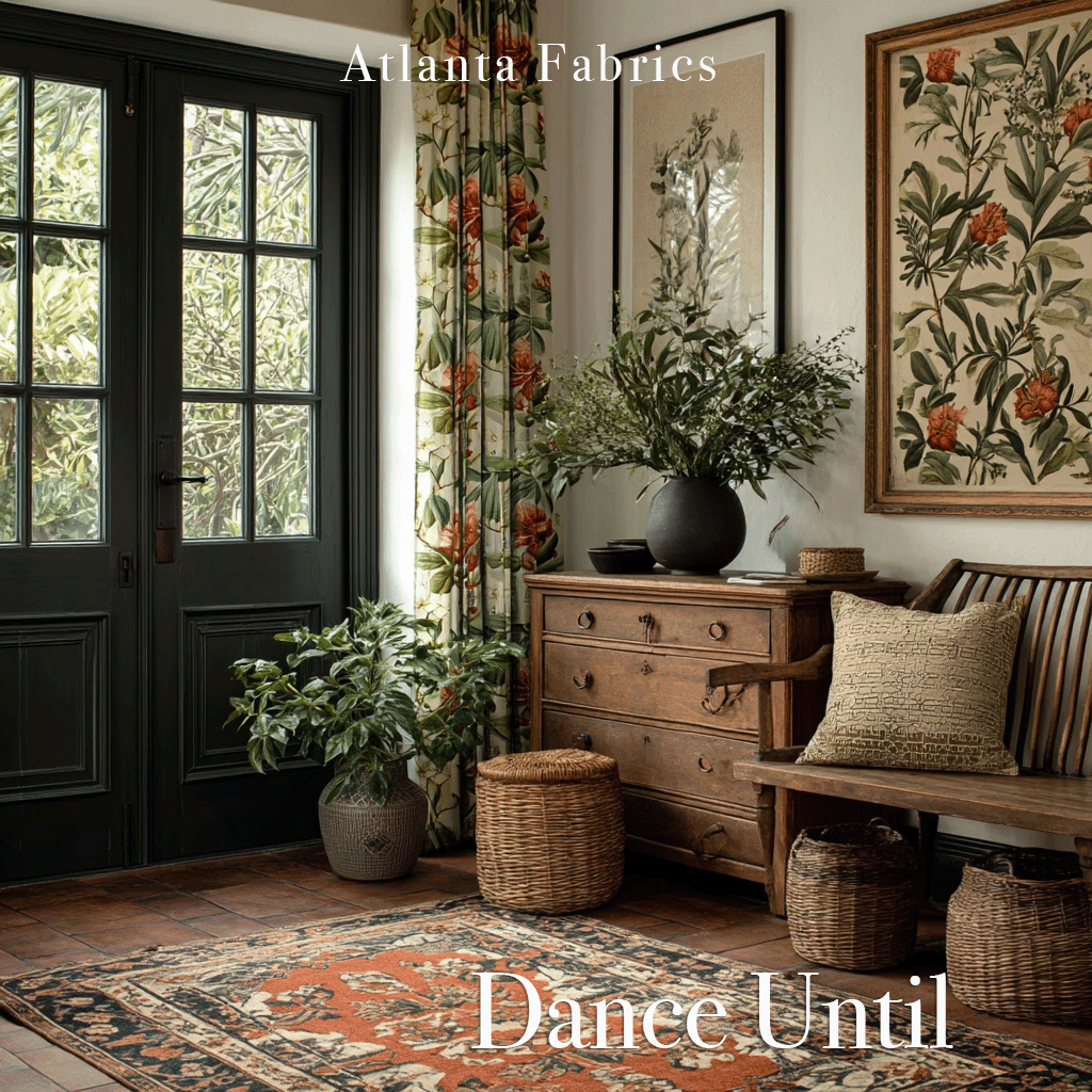 Atlanta Fabrics Dance Until Taupe Fabric | Atlanta Fabrics