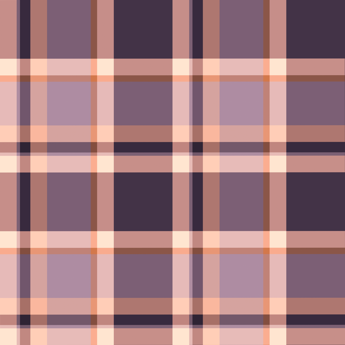 Doubleday Plaid Aubergine