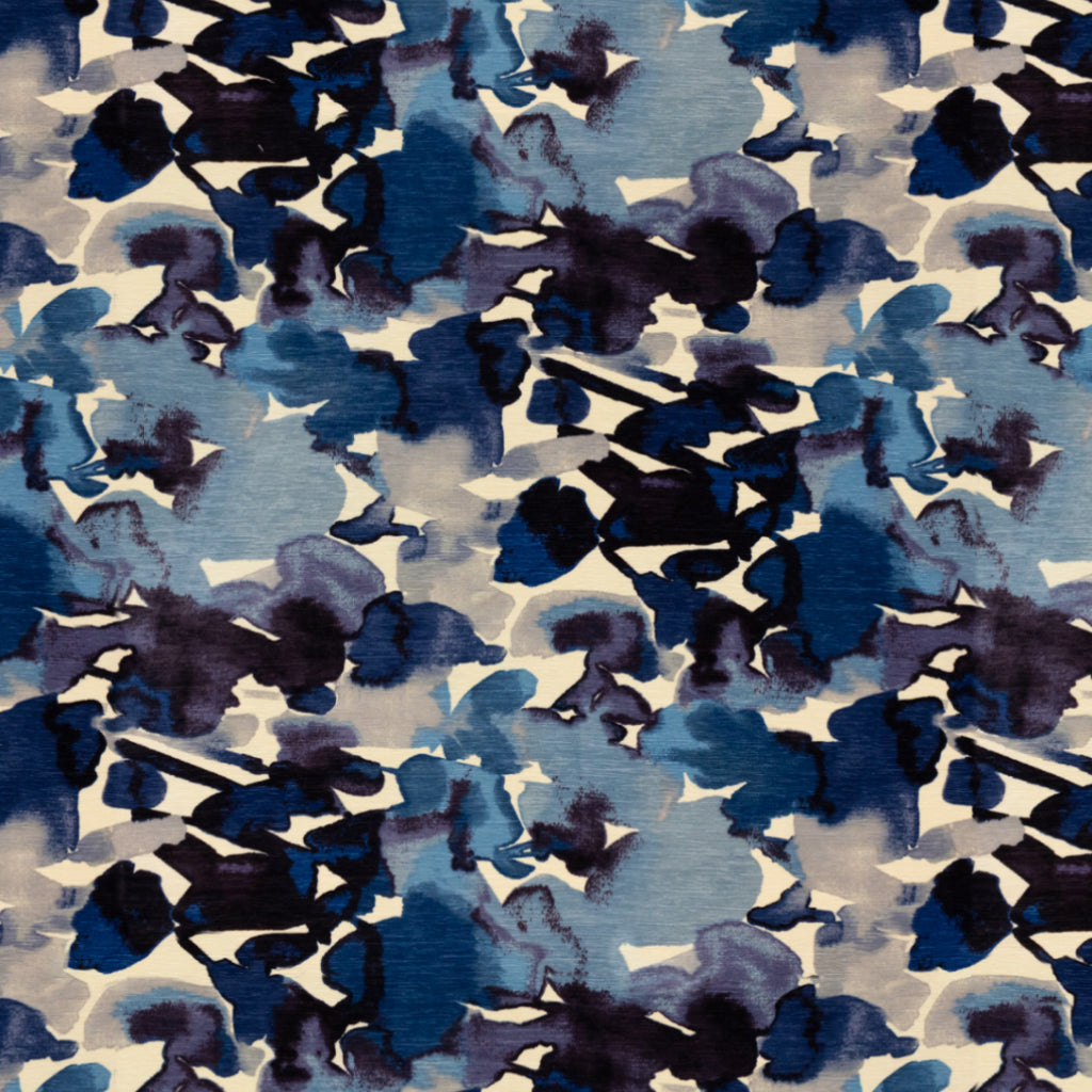 RM Coco Florabella Indigo Fabric | Atlanta Fabrics