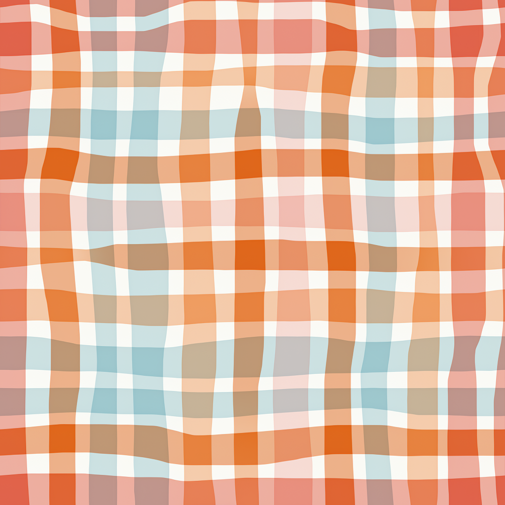 Funky Plaid Orange