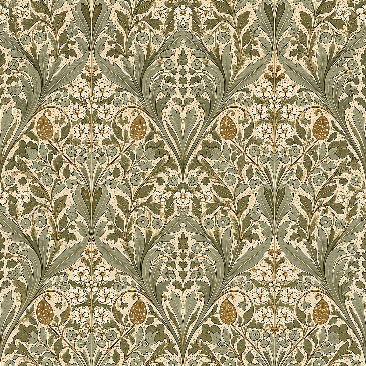Atlanta Fabrics Garden at the Oak Sage Fabric | Atlanta Fabrics