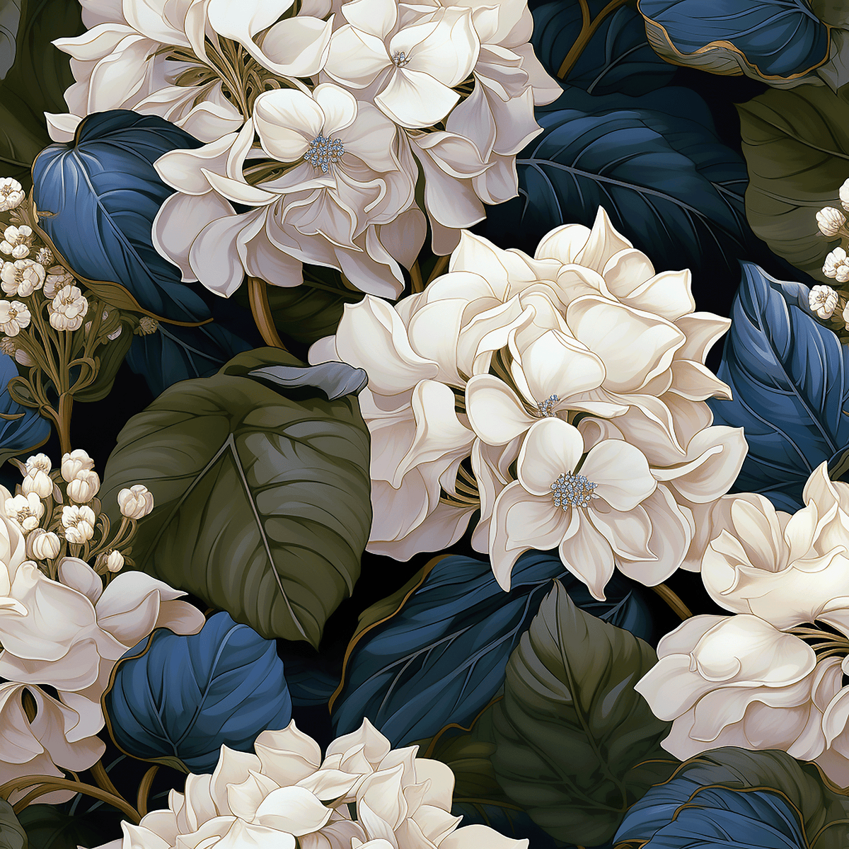 Atlanta Fabrics Georgianna Sapphire Fabric | Atlanta Fabrics