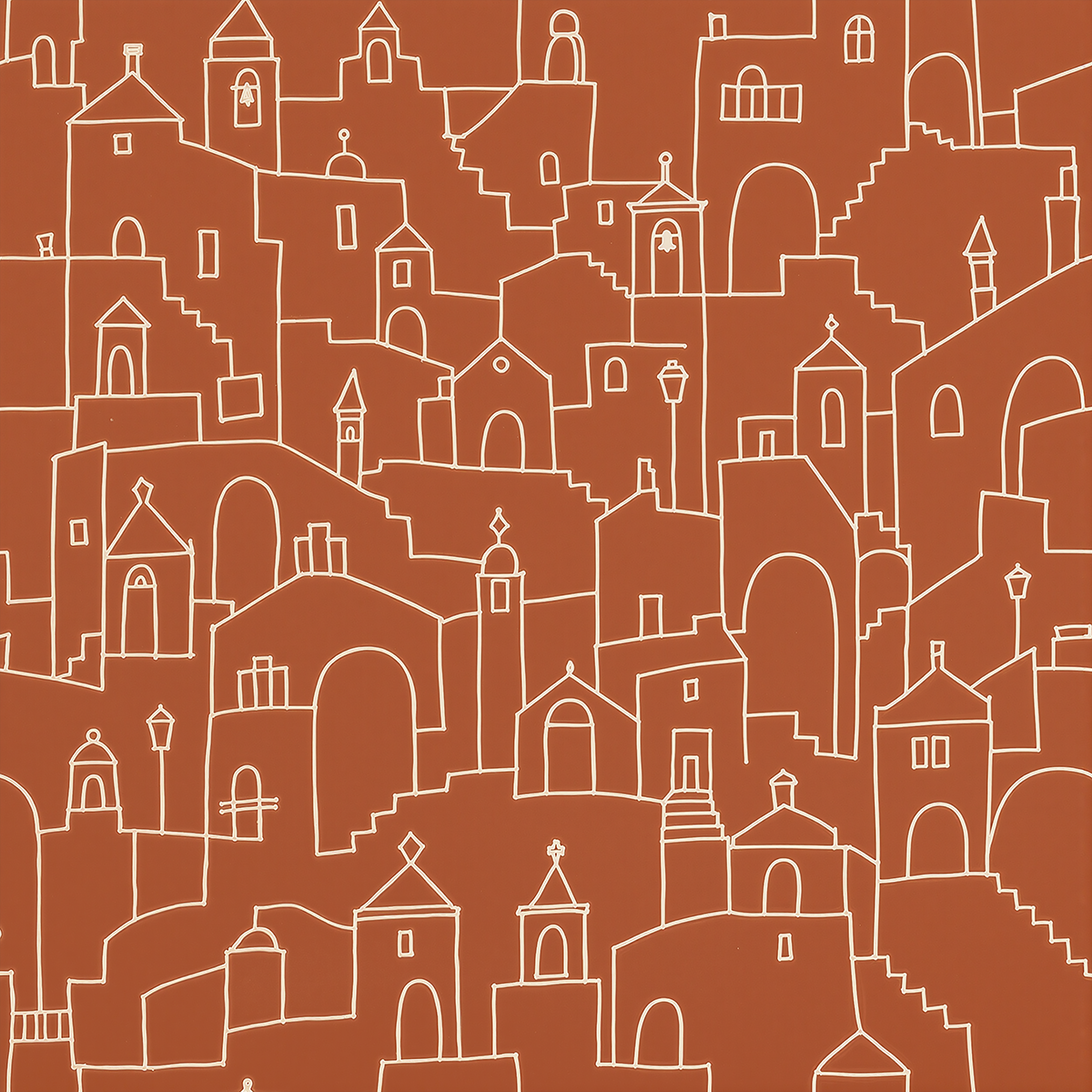 Atlanta Fabrics Hilltown Terracotta Fabric | Atlanta Fabrics