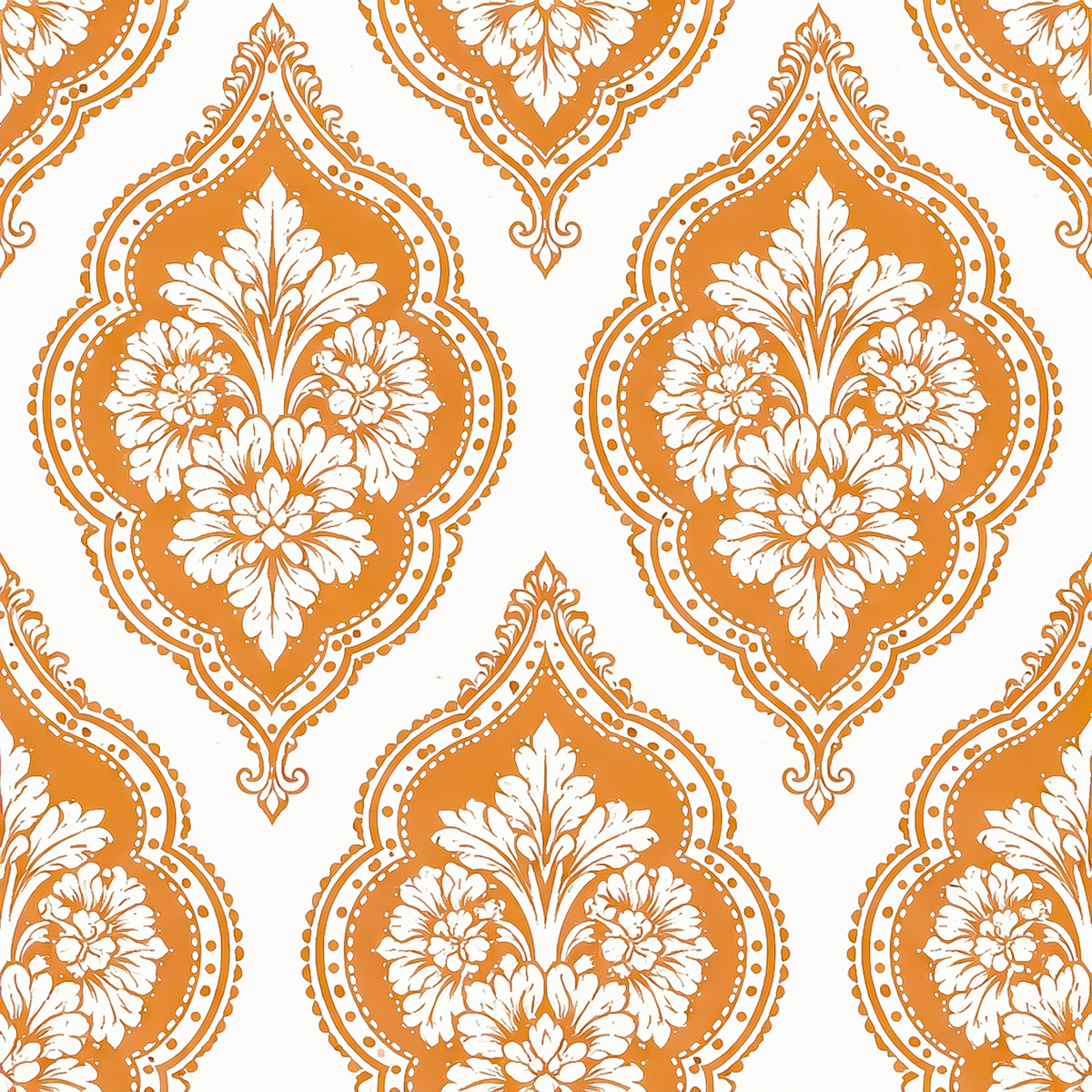 Atlanta Fabrics Indus Tangerine Fabric | Atlanta Fabrics