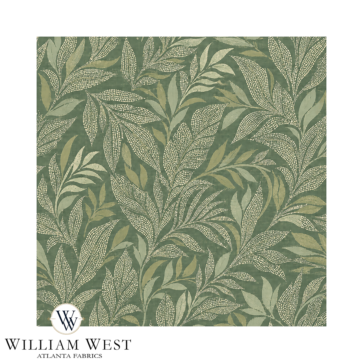 Atlanta Fabrics Lundgren Green Fabric | Atlanta Fabrics