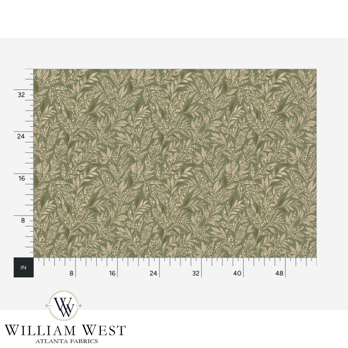 Atlanta Fabrics Lundgren Sage Fabric | Atlanta Fabrics