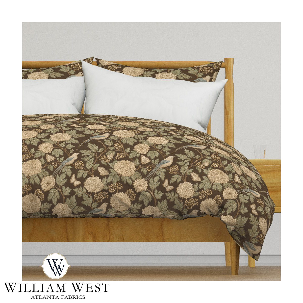 Atlanta Fabrics Maddox Walnut Fabric | Atlanta Fabrics