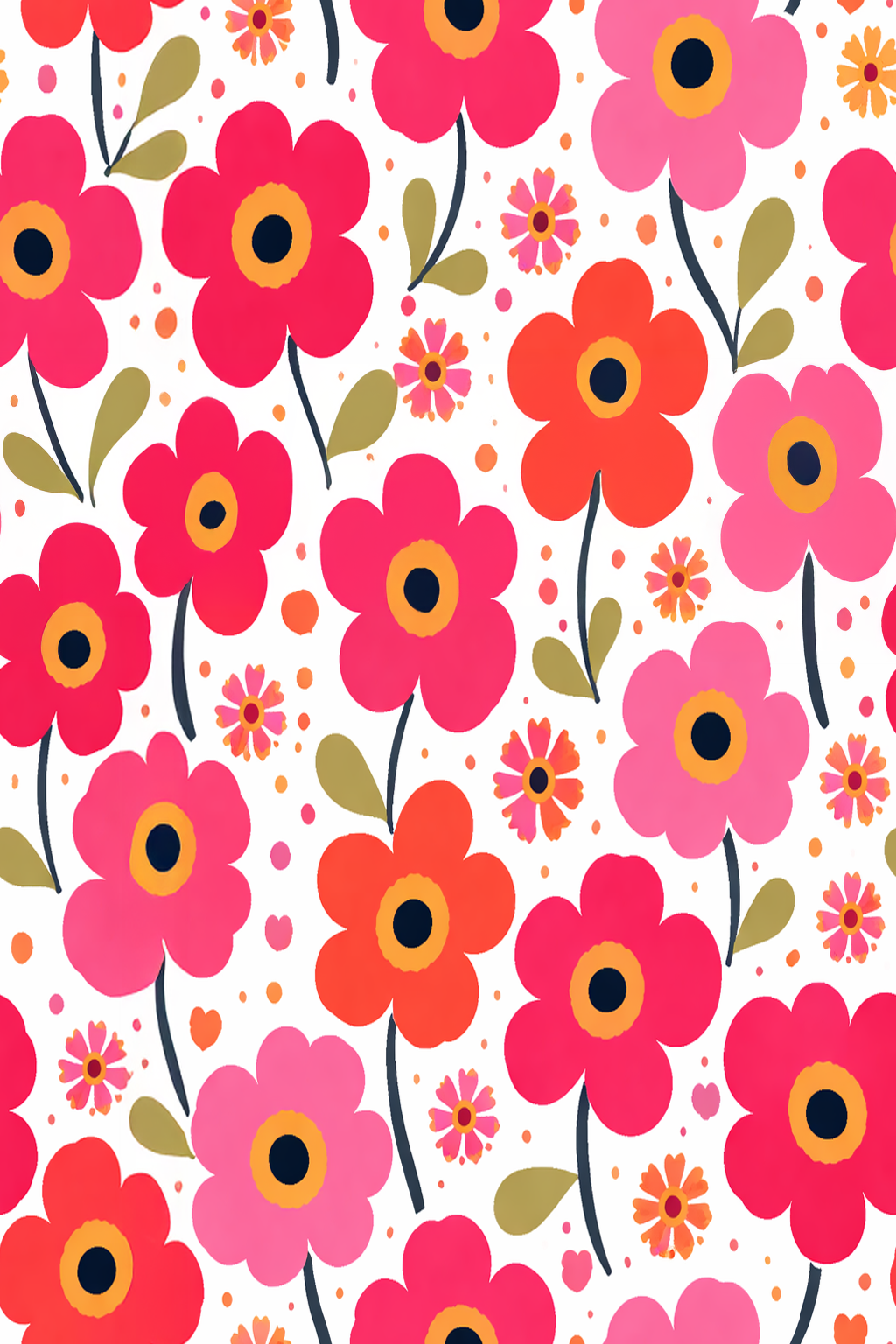 Atlanta Fabrics Marys Garden Red Fabric | Atlanta Fabrics