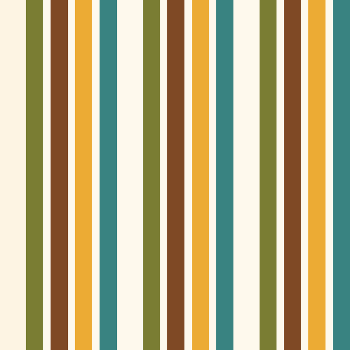 Atlanta Fabrics Mod Pinline Retro Harvest Fabric | Atlanta Fabrics