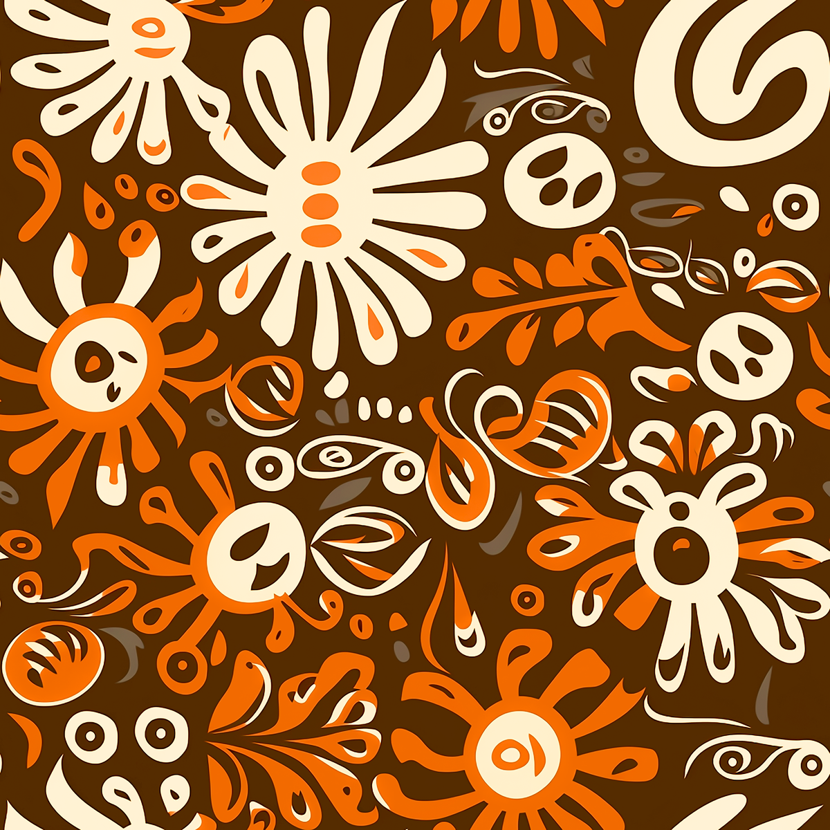 Atlanta Fabrics Mon Afrique Persimmon Fabric | Atlanta Fabrics