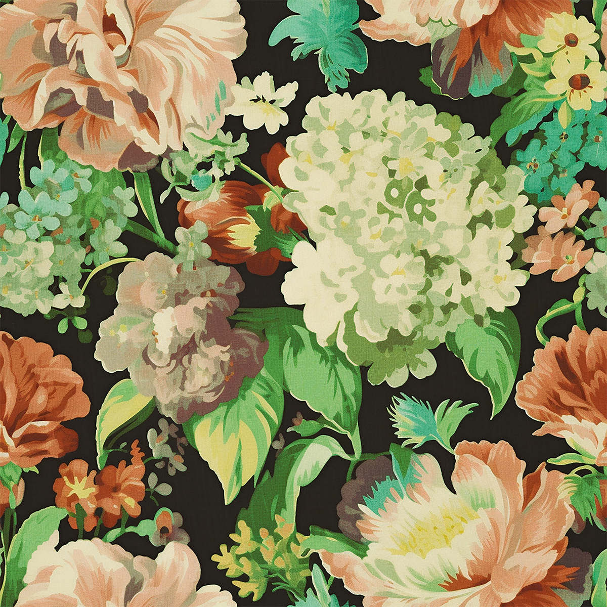 Monterey in May Green Wallpaper