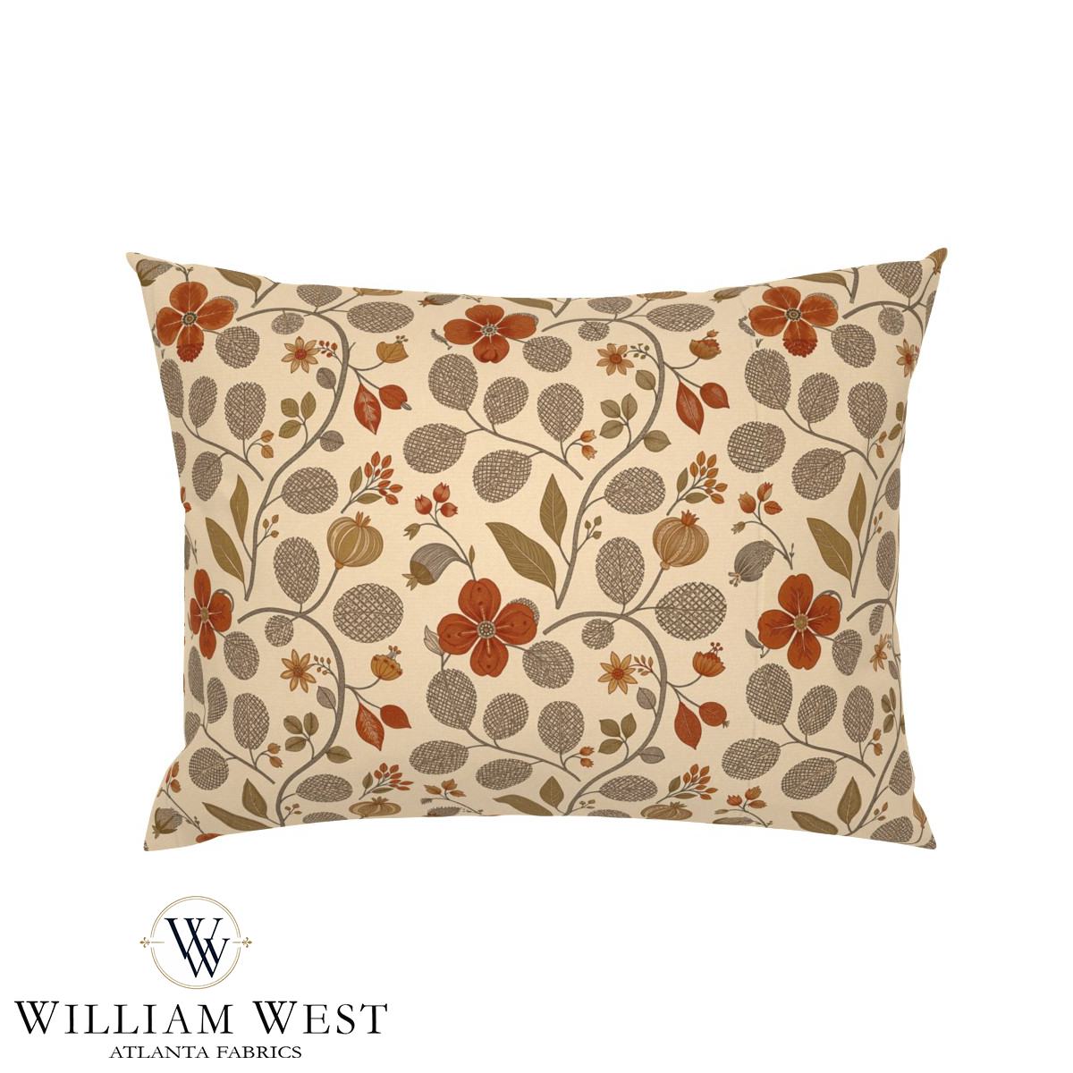 Atlanta Fabrics Orchard Vine Russet Fabric | Atlanta Fabrics