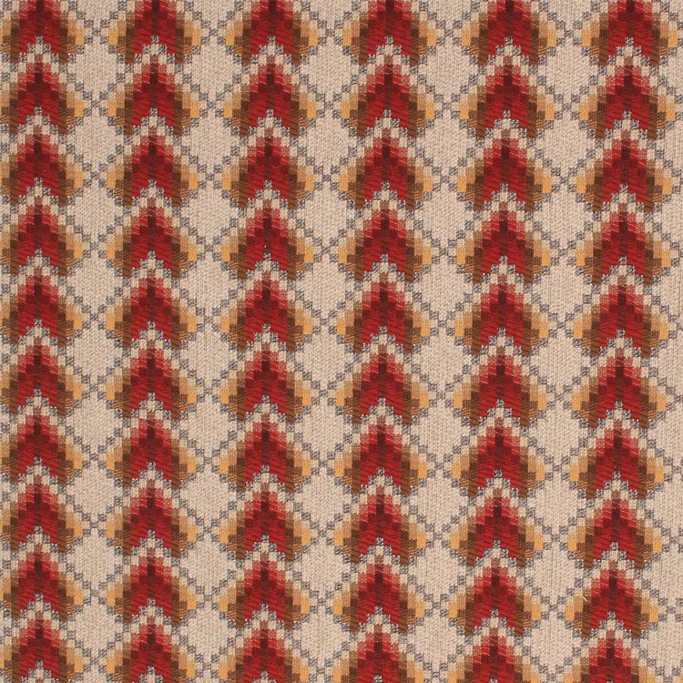 Rm Coco Bargello Garnet Fabric | Atlanta Fabrics
