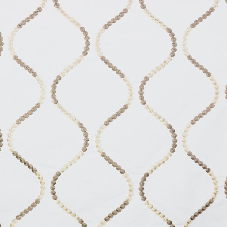 Rm Coco Button Trellis Sandstone Fabric | Atlanta Fabrics