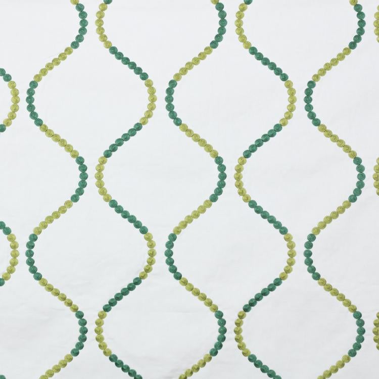 Rm Coco Button Trellis Minthe Fabric | Atlanta Fabrics