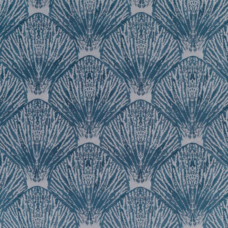 Rm Coco Coquille Deep Sea Fabric | Atlanta Fabrics