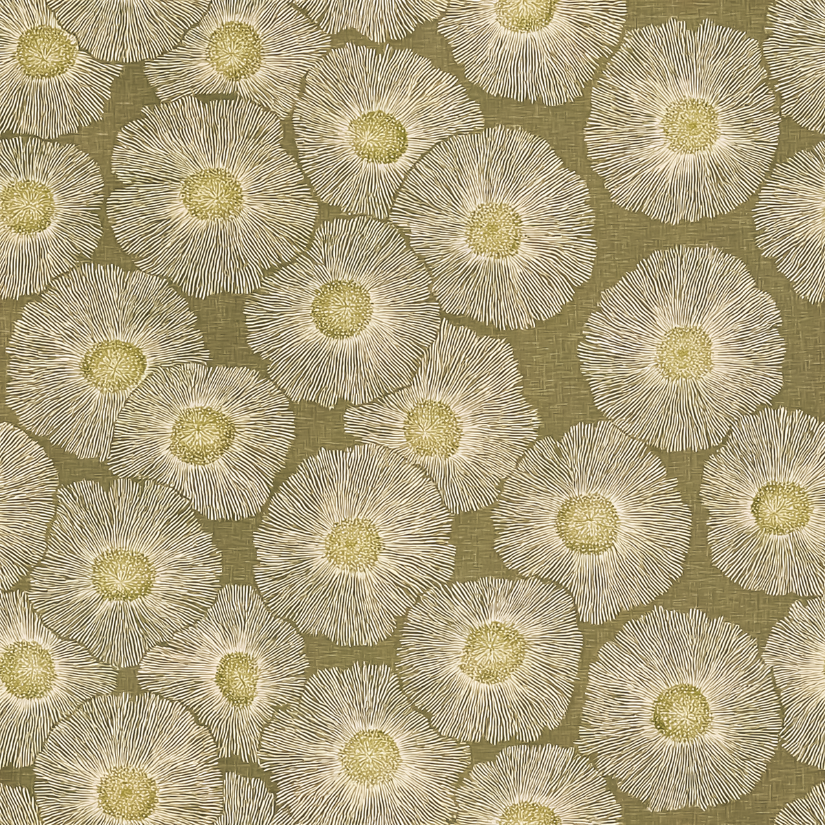 Atlanta Fabrics Pocket Change Brass Fabric | Atlanta Fabrics