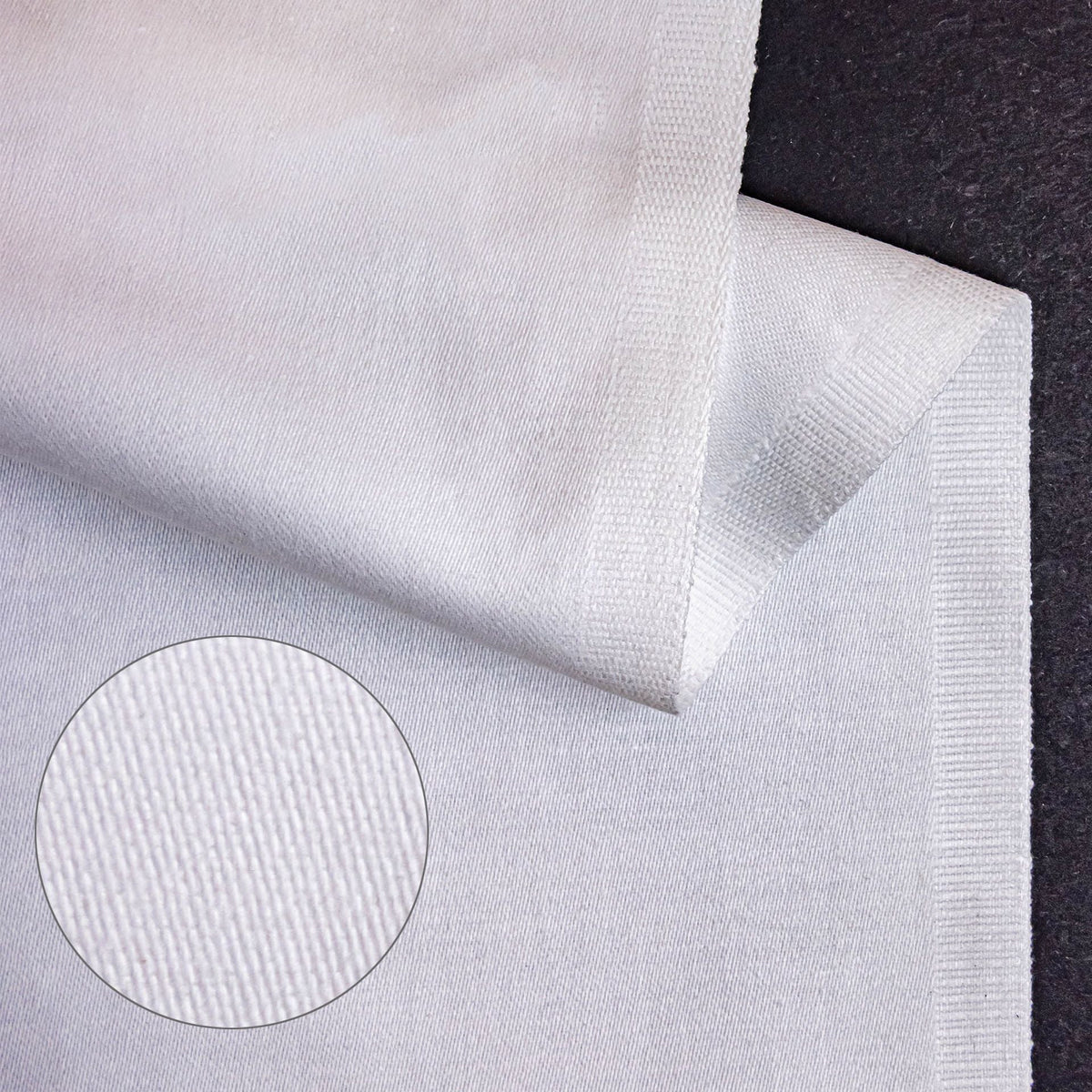 Rm Coco RM Designer Deluxe Cotton Sateen White Fabric | Atlanta Fabrics