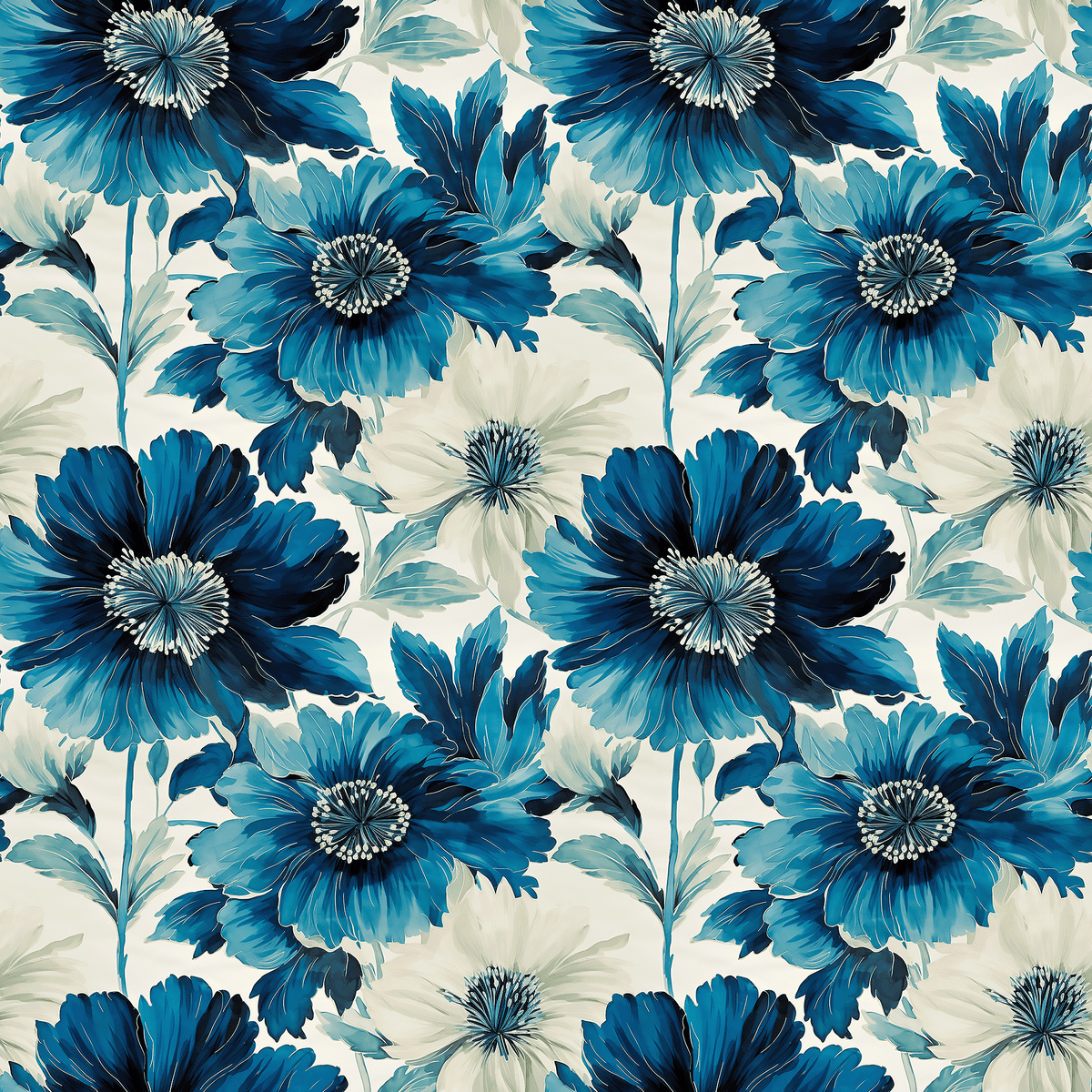 Atlanta Fabrics Raeden Park Sapphire Fabric | Atlanta Fabrics