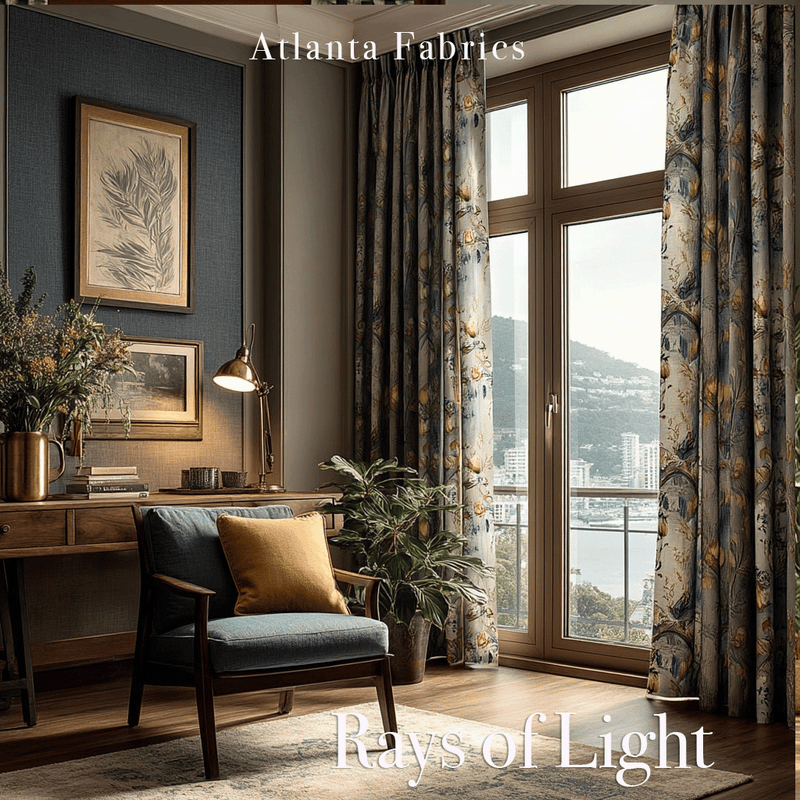 Atlanta Fabrics Rays of Light Haze Fabric | Atlanta Fabrics