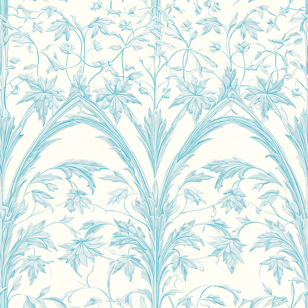 Atlanta Fabrics Rondeau Aqua Fabric | Atlanta Fabrics