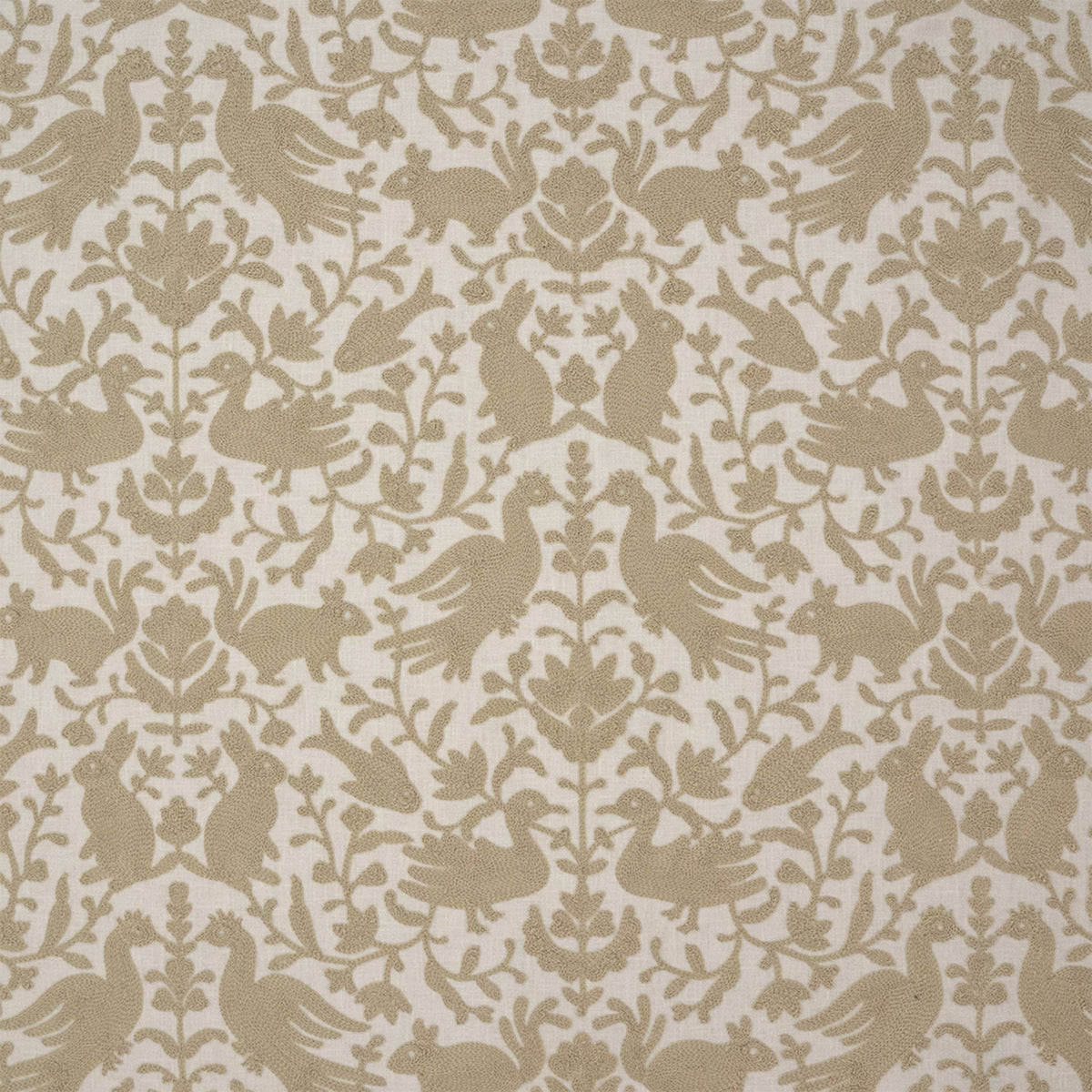 Anna Elisabeth S7549 Ivory Fabric | Atlanta Fabrics