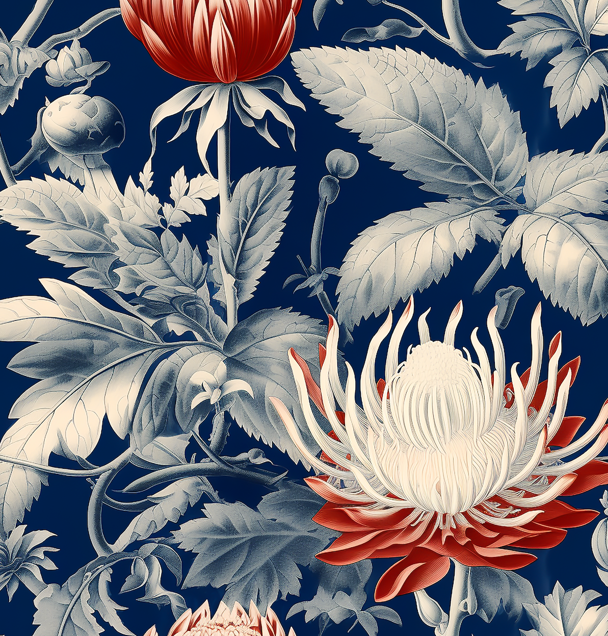 Atlanta Fabrics Wingate Navy Fabric | Atlanta Fabrics