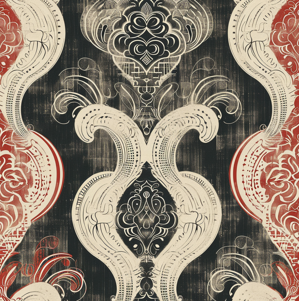 Atlanta Fabrics Melodrama Noir Fabric | Atlanta Fabrics