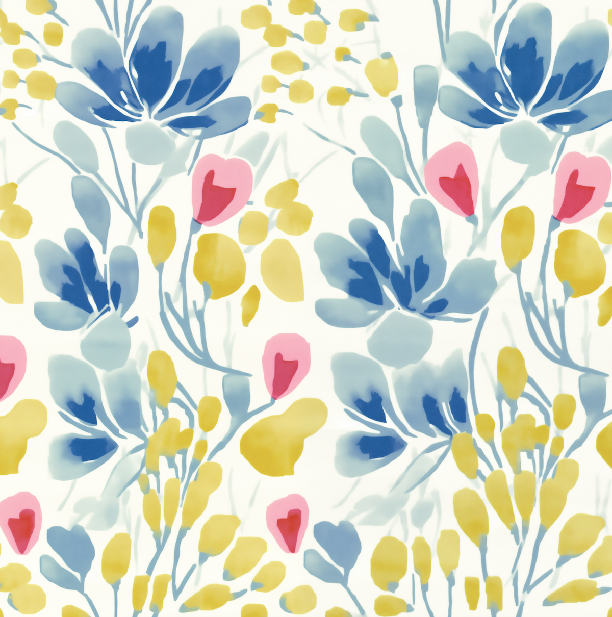 Atlanta Fabrics Shelley Cornflower Fabric | Atlanta Fabrics