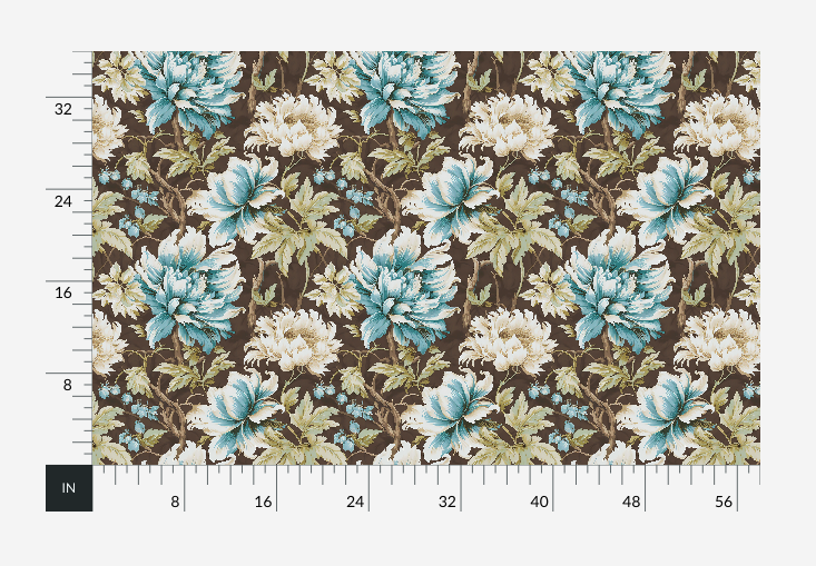 Atlanta Fabrics Rhyne Peacock Fabric | Atlanta Fabrics