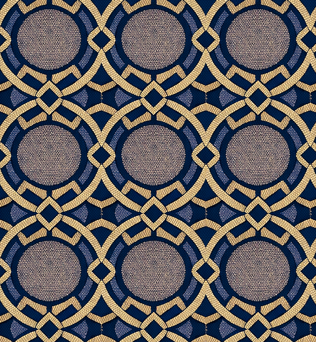 Atlanta Fabrics Raising Bail Azul Fabric | Atlanta Fabrics