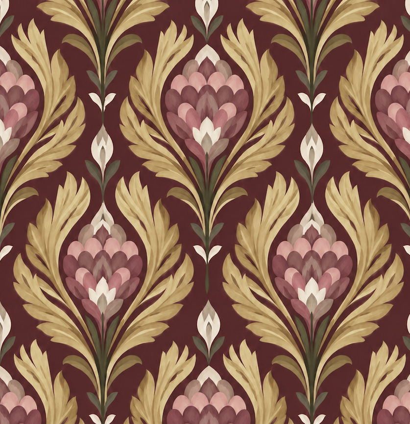 Palmette Dusty Pink