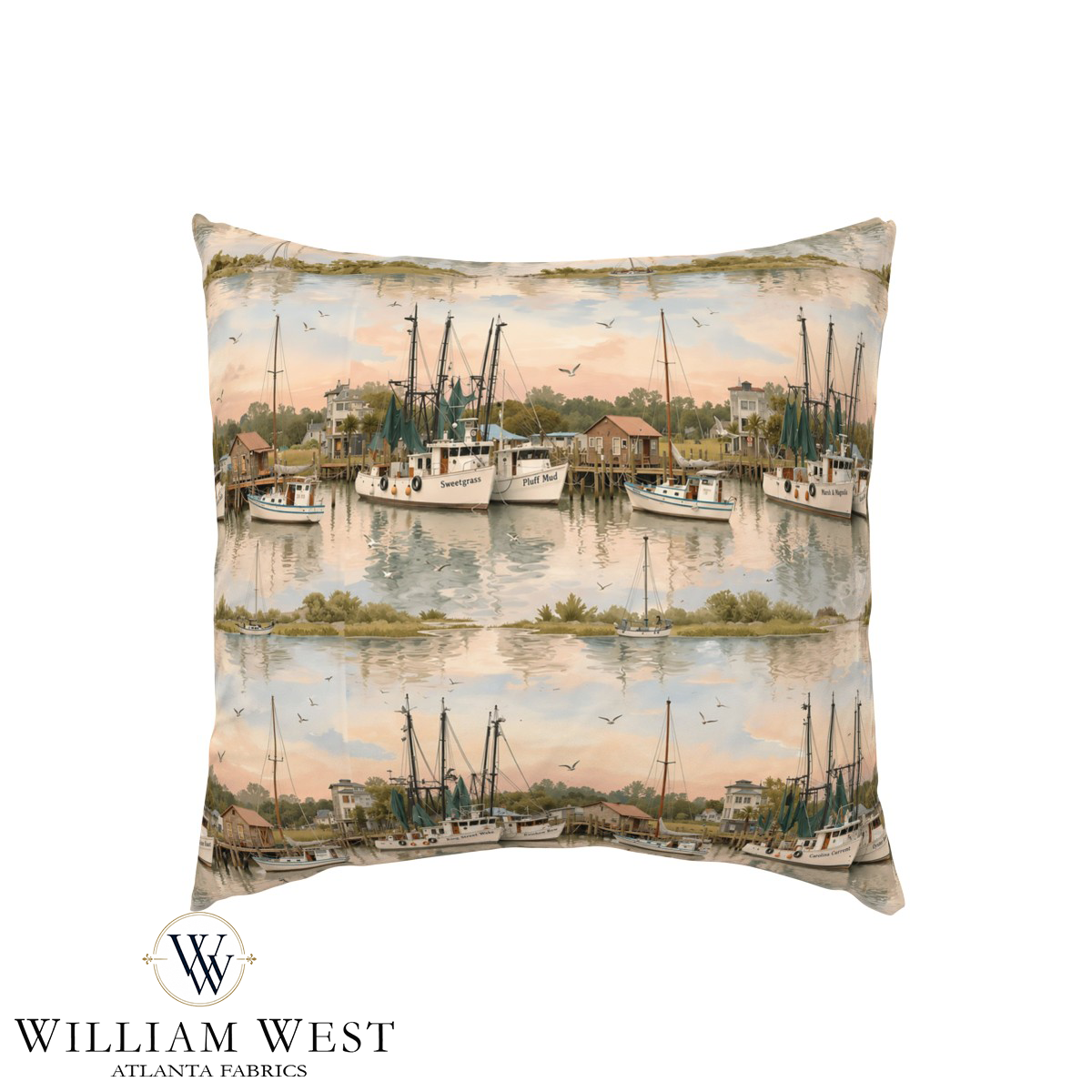 Atlanta Fabrics Shem Creek Morning Sky Fabric | Atlanta Fabrics