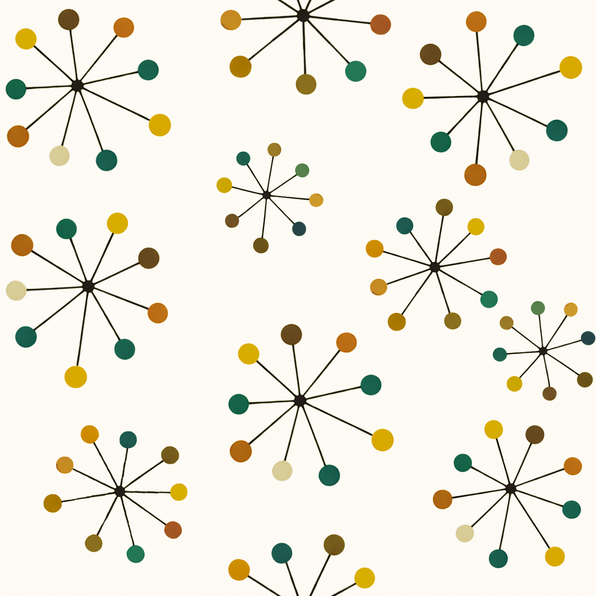 Atlanta Fabrics Sputnik Pop Atomic Mix Fabric | Atlanta Fabrics