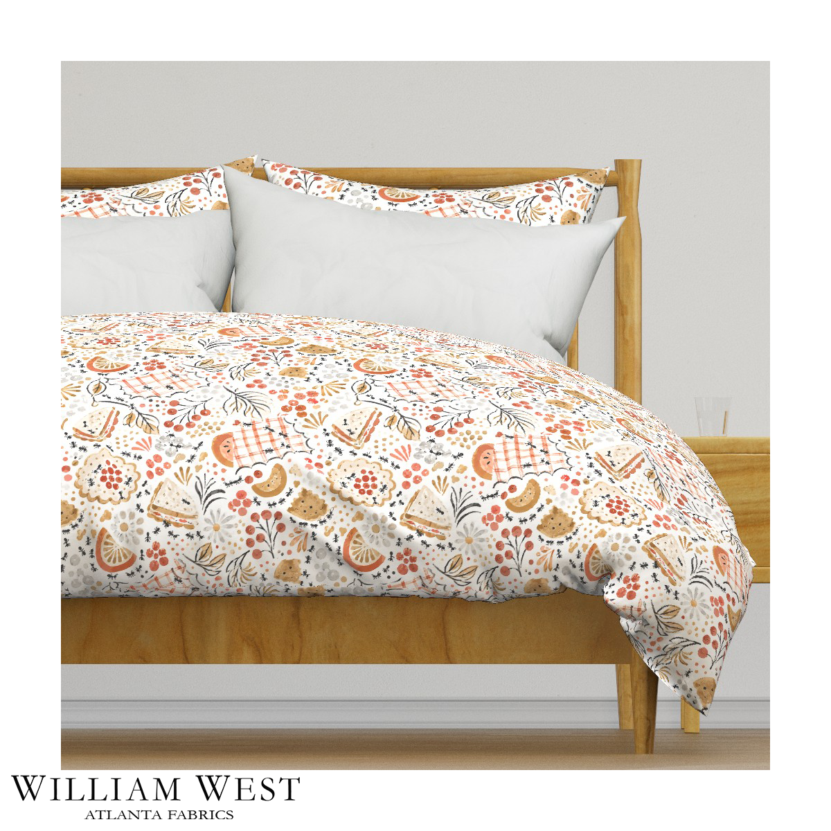 Atlanta Fabrics Take Out Persimmon Fabric | Atlanta Fabrics
