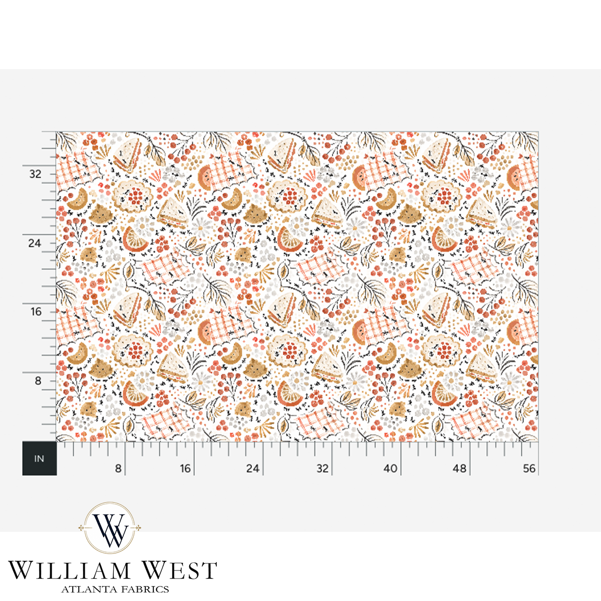 Atlanta Fabrics Take Out Persimmon Fabric | Atlanta Fabrics